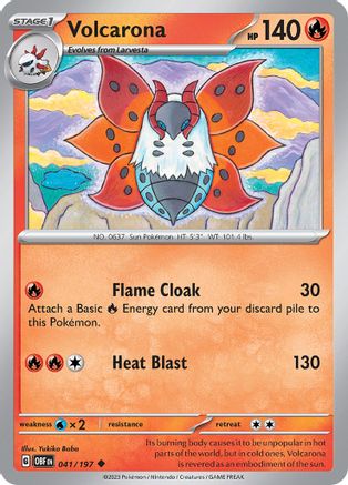SV03: Obsidian Flames Volcarona #041