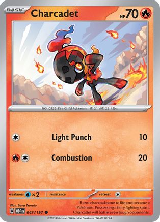 SV03: Obsidian Flames Charcadet #043