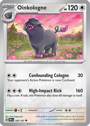 SV03: Obsidian Flames Oinkologne #183