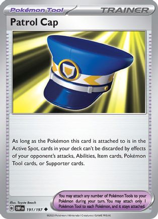 SV03: Obsidian Flames Patrol Cap #191