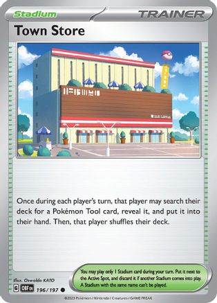 SV03: Obsidian Flames Town Store #196
