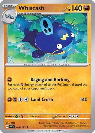 SV03: Obsidian Flames Whiscash #109