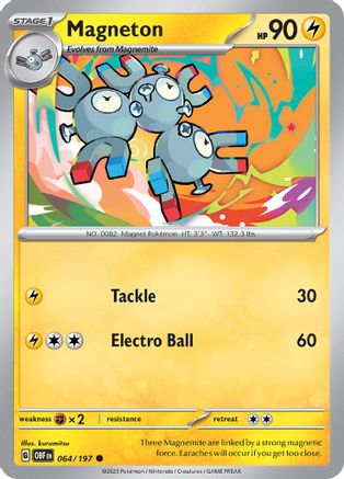 SV03: Obsidian Flames Magneton #064