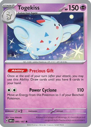 SV03: Obsidian Flames Togekiss #085
