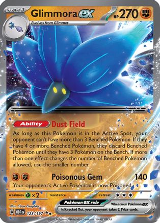 SV03: Obsidian Flames Glimmora ex #123