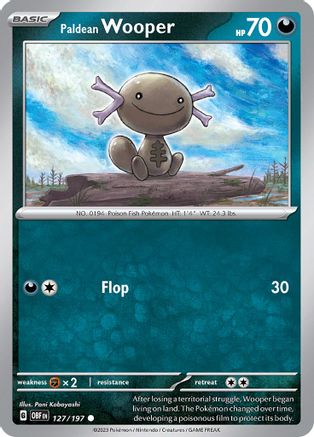 SV03: Obsidian Flames Paldean Wooper #127