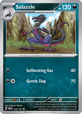 SV03: Obsidian Flames Salazzle #140