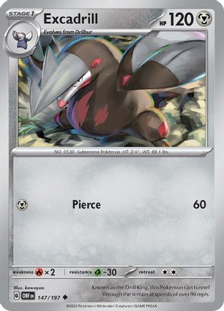 SV03: Obsidian Flames Excadrill #147
