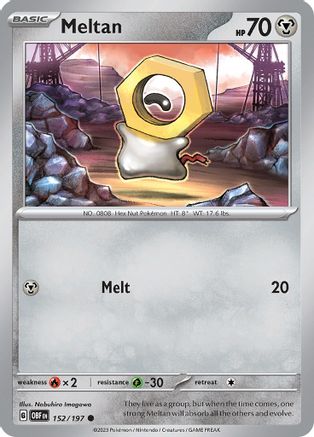 SV03: Obsidian Flames Meltan #152