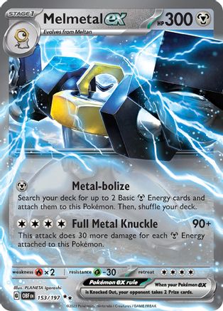 SV03: Obsidian Flames Melmetal ex #153