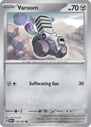 SV03: Obsidian Flames Varoom #155