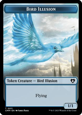 City's Blessing // Bird Illusion Double-Sided Token