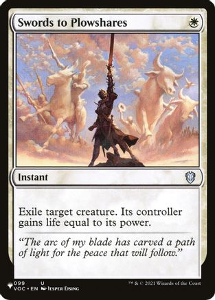 Swords to Plowshares (VOC)