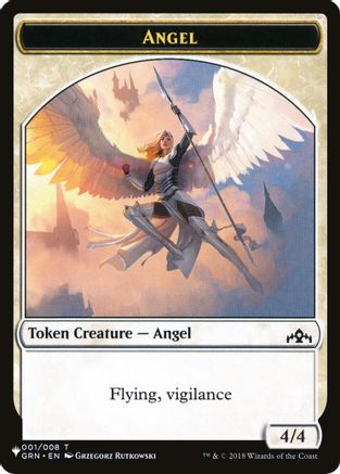 Angel // Warrior Double-Sided Token