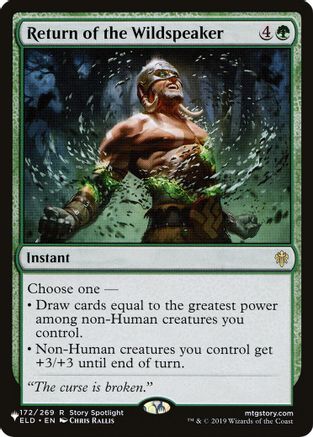 Return of the Wildspeaker