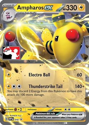 Prize Pack Series Cards Ampharos ex #016