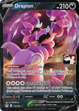 Prize Pack Series Cards Drapion V #118