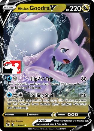 Prize Pack Series Cards Hisuian Goodra V #135