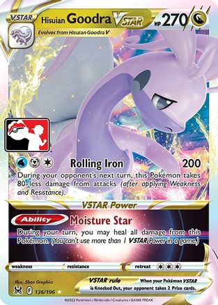 Prize Pack Series Cards Hisuian Goodra VSTAR #136