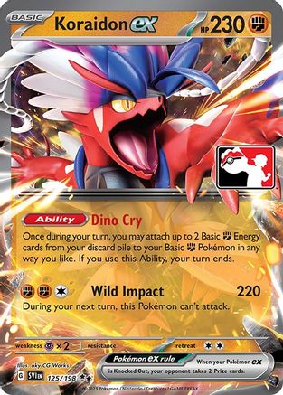 Prize Pack Series Cards Koraidon ex #125