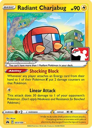 Prize Pack Series Cards Radiant Charjabug #051