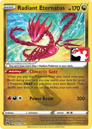 Prize Pack Series Cards Radiant Eternatus #105