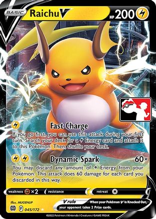 Prize Pack Series Cards Raichu V #045