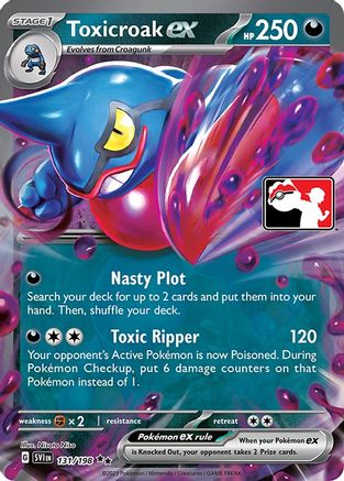 Prize Pack Series Cards Toxicroak ex #131