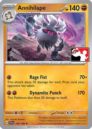 Prize Pack Series Cards Annihilape #109