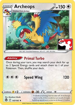 Prize Pack Series Cards Archeops #147