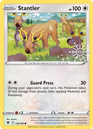 Miscellaneous Cards & Products Stantler - 125/189 (Holiday Calendar) #125