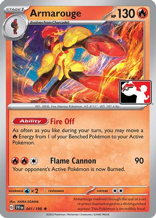 Prize Pack Series Cards Armarouge #041