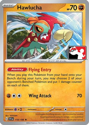 Prize Pack Series Cards Hawlucha #118