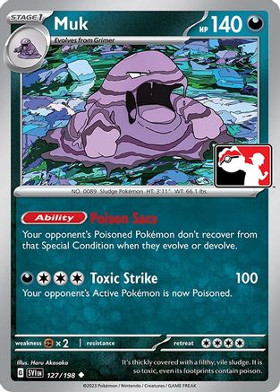 Prize Pack Series Cards Muk #127