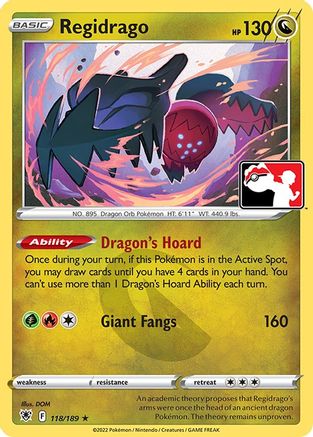 Prize Pack Series Cards Regidrago #118