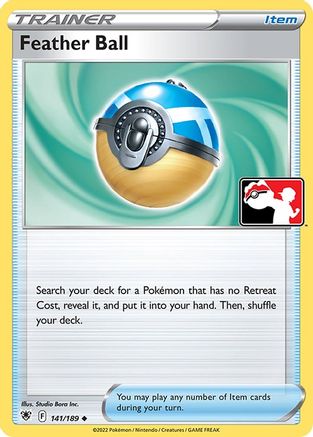 Prize Pack Series Cards Feather Ball #141