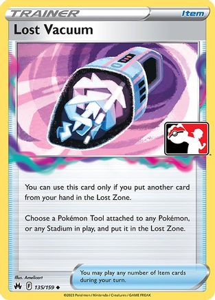 Prize Pack Series Cards Lost Vacuum #135
