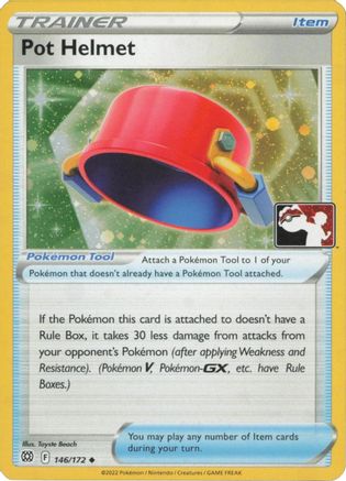 Prize Pack Series Cards Pot Helmet #146