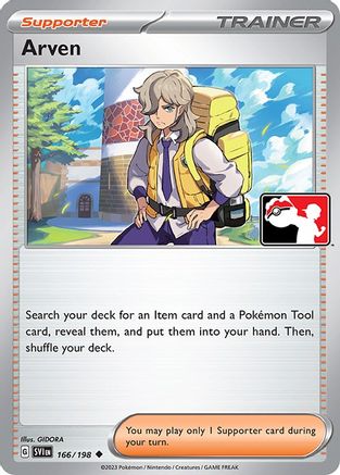 Prize Pack Series Cards Arven #166