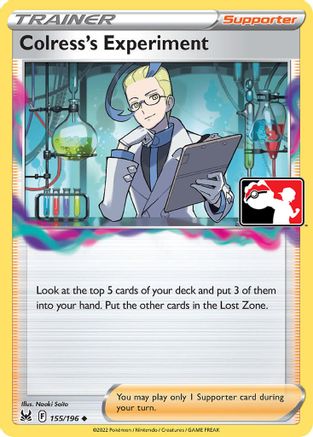 Prize Pack Series Cards Colress's Experiment #155