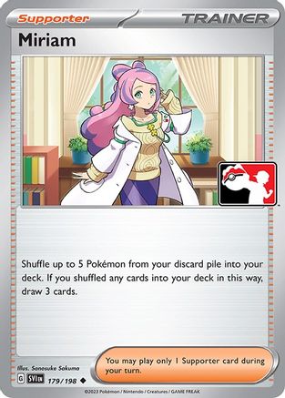 Prize Pack Series Cards Miriam #179