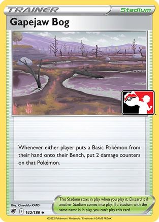 Prize Pack Series Cards Gapejaw Bog #142