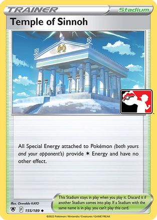 Prize Pack Series Cards Temple of Sinnoh #155