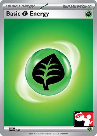 Prize Pack Series Cards Basic Grass Energy #001