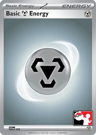 Prize Pack Series Cards Basic Metal Energy #008