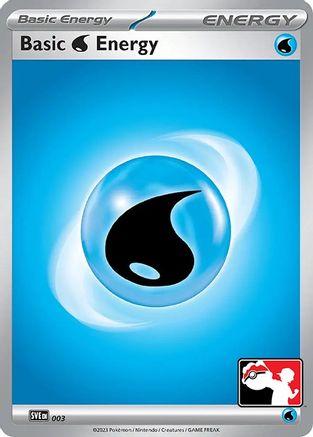 Prize Pack Series Cards Basic Water Energy #003
