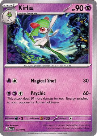 McDonald's Promos 2023 Kirlia #015