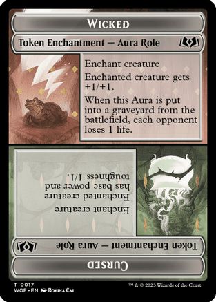 Wicked Role / Cursed Role // Emblem - On An Adventure Double-Sided Token