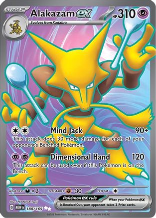 Alakazam ☆, EX Crystal Guardians, TCG Card Database