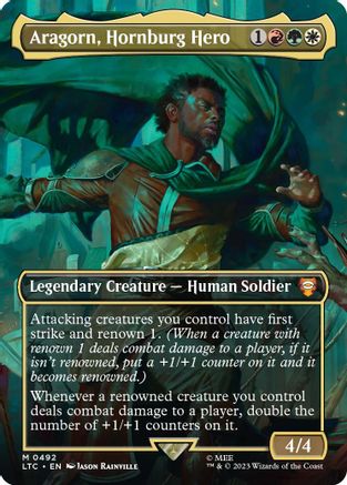 Aragorn, Hornburg Hero (Borderless)